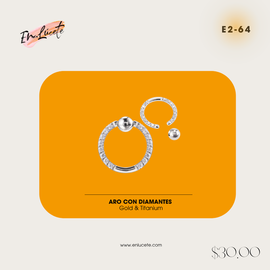 E2-64 Aro con Diamantes