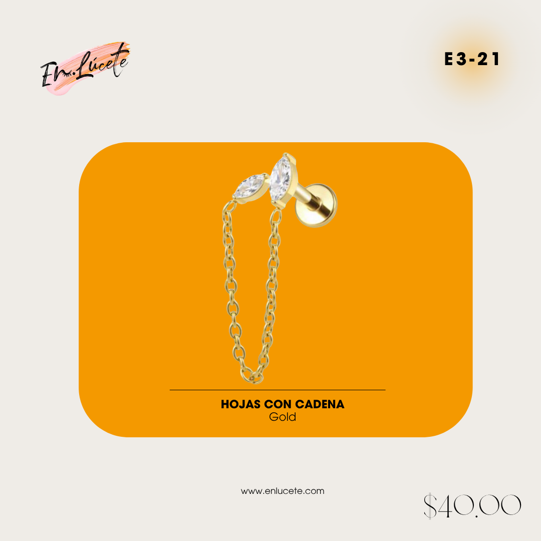 E3-21 Hojas con Cadena