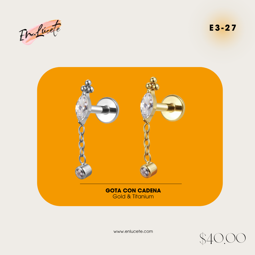 E3-27 Gota con Cadena