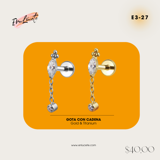 E3-27 Gota con Cadena
