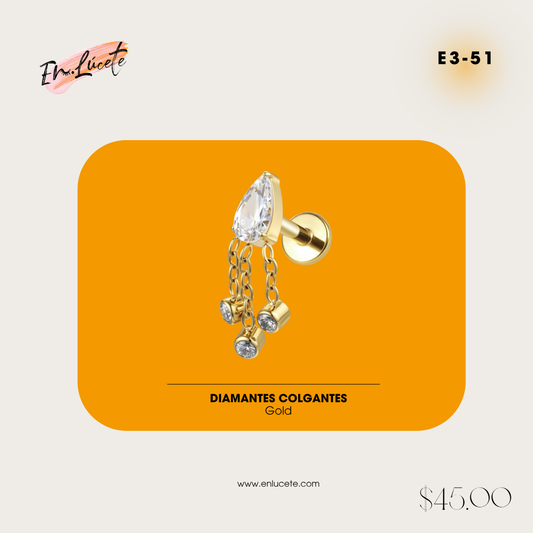 E3-51 Diamantes Colgantes