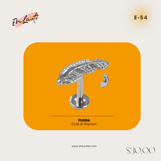 E-54 Pluma Gold & Titanium